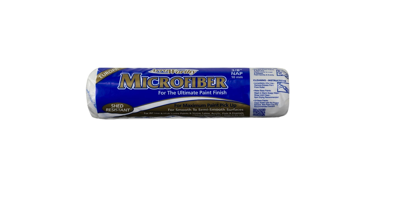 Arroworthy Microfiber 9" Inch Paint Roller Sleeves