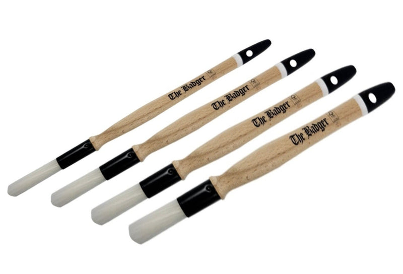 Paint Warrior Badger Round Sash Brushes