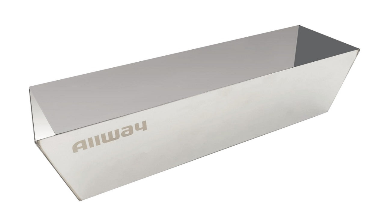 Allway Mud Pans Steel Stainless - 12" Inch and 14" Inch Mud Pans