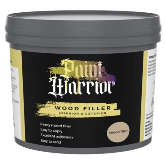 Paint Warrior Fillers Ultimate Multi Surface, Wood & Fine Surface 1kg Tubs