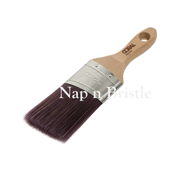 Coral Aspire Paint Brush 2" inch 50mm Stubby Oval Angled