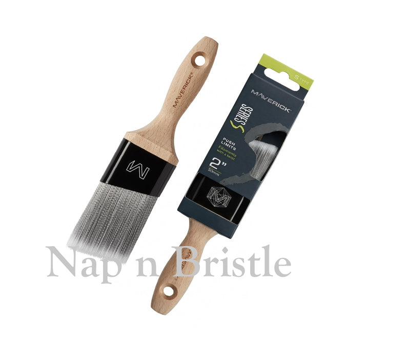Maverick Paint Brush S Series 2" inch Stubby Angled