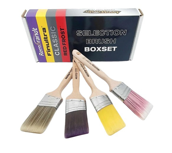 Arroworthy Selection Brush Box Set - 4 Pack Rembrandt, Classic, Finultra, Red Frost