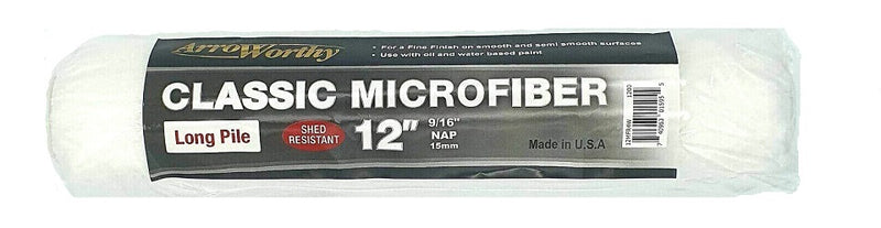 Arroworthy Paint Rollers Classic Microfiber 12" Inch Refill Sleeves
