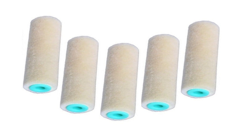 AXUS DECOR 2" INCH WOOL BLONDE SERIES MOHAIR MINI PAINT ROLLER SLEEVES SATIN GLOSS