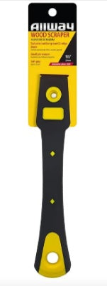 ALLWAY Wood Scraper Paint Tool 1-⅛” 29mm Twin Edge Soft-Grip