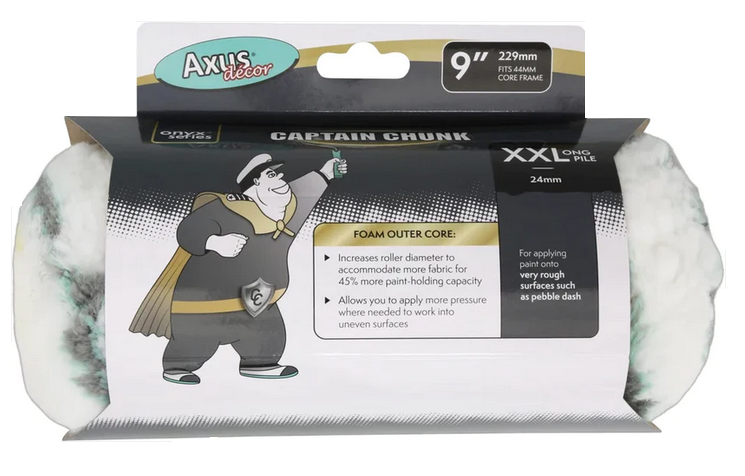 Axus Captain Chunk 9" Inch Masonry Paint Roller Sleeve