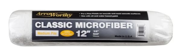 Arroworthy Paint Rollers Classic Microfiber 12" Inch Refill Sleeves