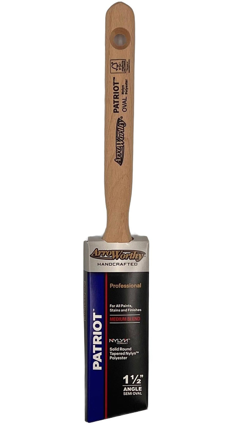 Arroworthy Paint Brushes Patriot Long Handle Single Brushes