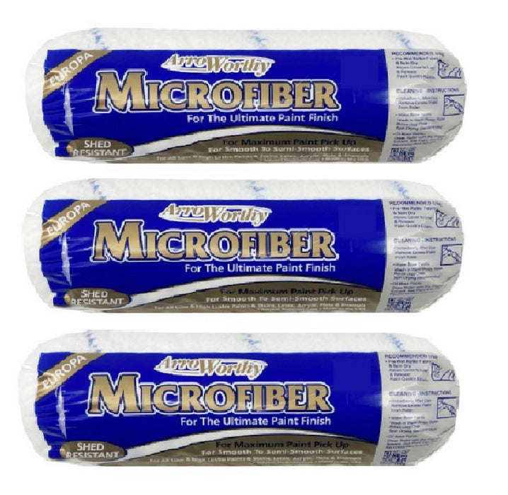 Paint Warrior Arroworthy Pack - 2"Inch Paint Brush + 9"inch Microfibre Paint Rollers 4pc Set