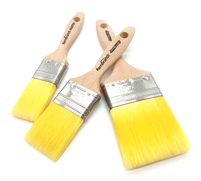 Arroworthy Paint Brush Rembrandt Straight Cut Synthetic Beavertail Boxset