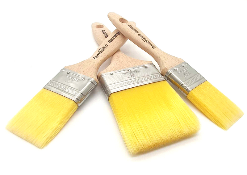 Arroworthy Paint Brush Rembrandt Straight Cut Synthetic Beavertail Boxset