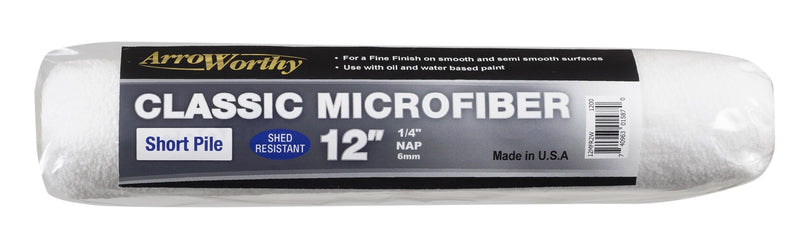 Arroworthy Paint Rollers Classic Microfiber 12" Inch Refill Sleeves