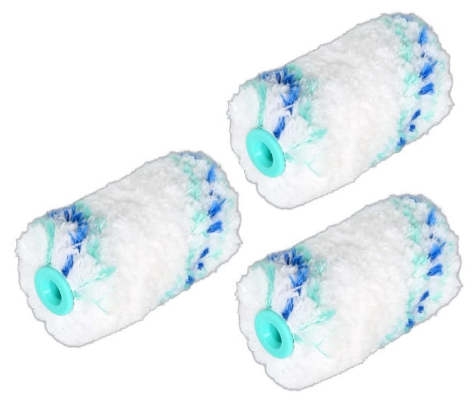 Axus Decor Pro-Finish Blue Series 2" 50mm Mini Paint Rollers - Medium Pile