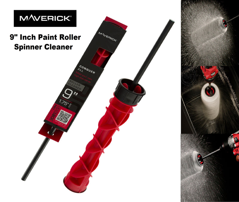 Maverick Paint Roller Spinner 9" inch Roller Cleaner 1.75" Core