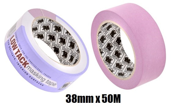 Indasa Masking Tape Low Tack Precision Edge - Delicate Interior Surfaces - Washi Tape Strong Precise Technical Tape