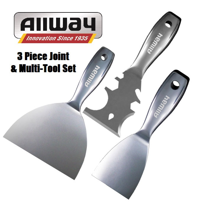 Allway Jointing Taping Tools Stainless Steel Multi Tool Set