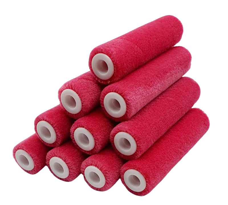 Arroworthy Paint Rollers Mohair 6.5" inch Velour Mini Paint Roller Sleeves 3/16"