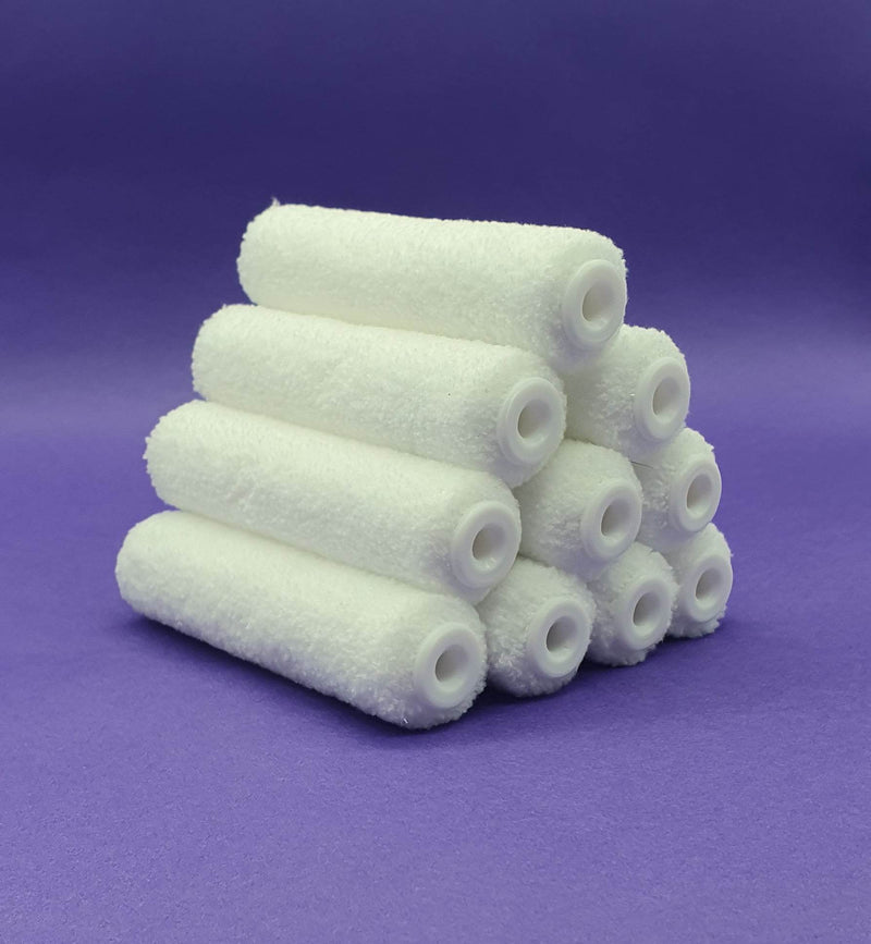 Arroworthy Paint Rollers 4" Inch Classic Microfibre Refill Sleeves 10 Pack